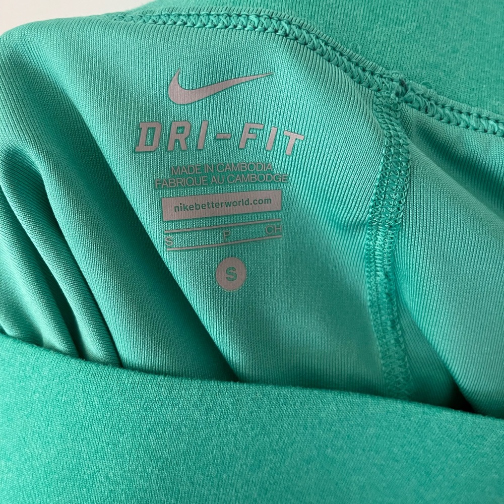 TEAL NIKE DRI-FIT TENNIS SKIRT WITH SHORTS - Picture 5 of 6